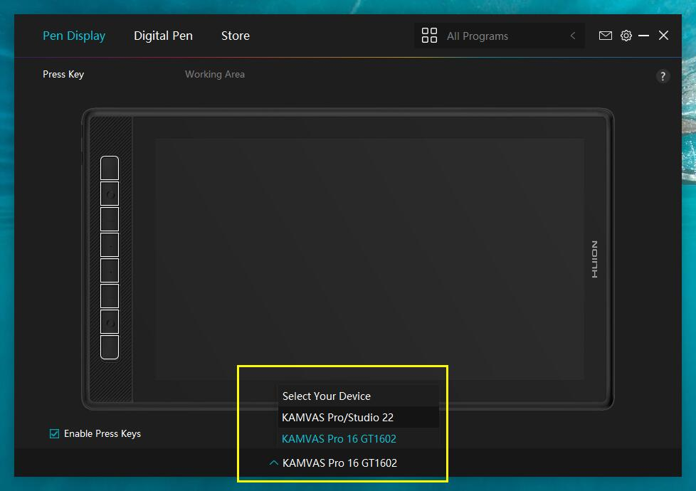 OSD設定方法2（ドライバーから）
